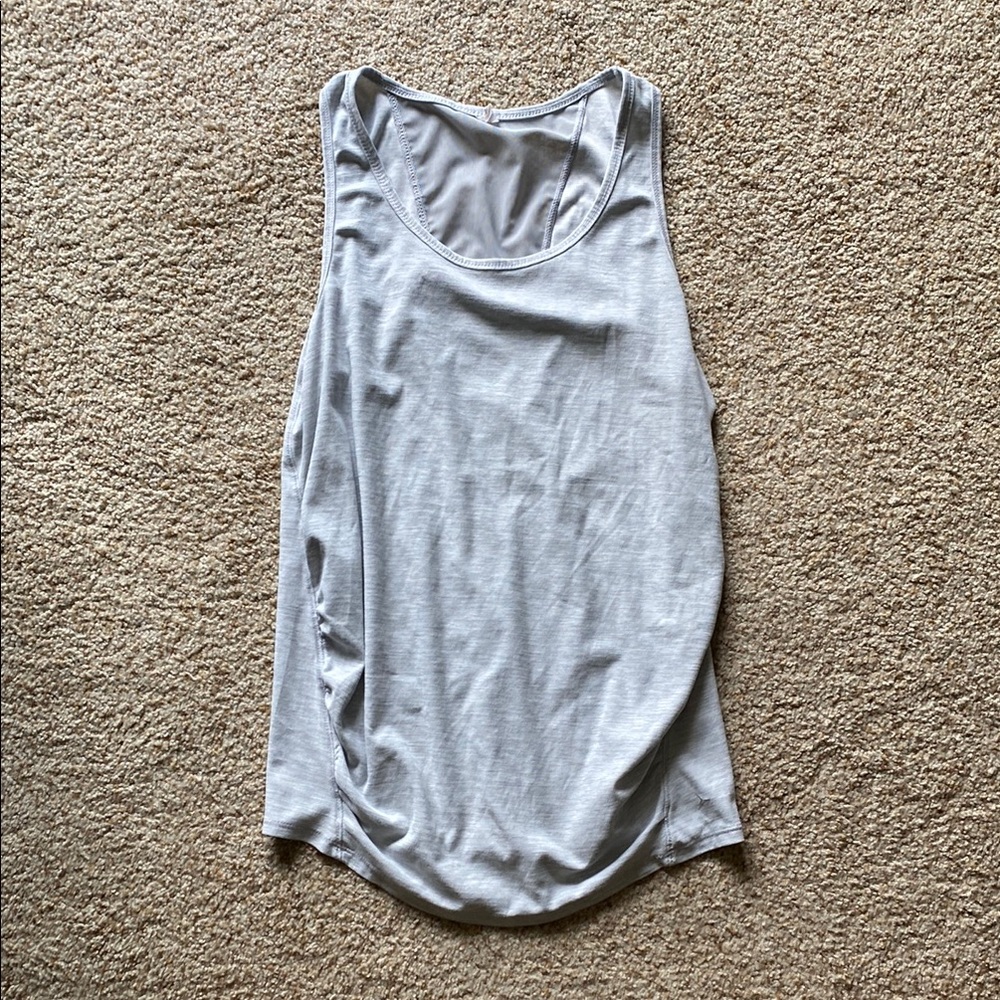 Old Navy Active Breathe On Gray Sleeveless Tank Top (maternity)